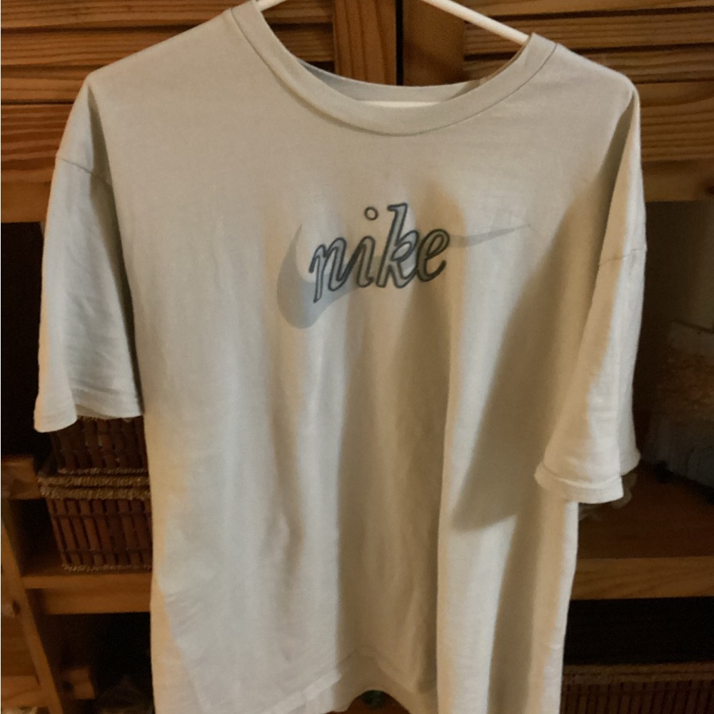 Nike Men's Light Blue Short Sleeve Tee Shirt